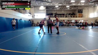 157 lbs Round 5 (6 Team) - Jacen Jackson, Cowley College vs Josiah Wickard, Snow