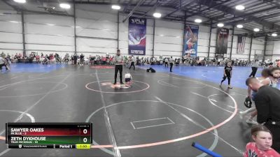 60 lbs Rd# 4- 2:00pm Friday Final Pool - Zeth Dykhouse, Team Michigan vs Sawyer Oakes, PA Blue