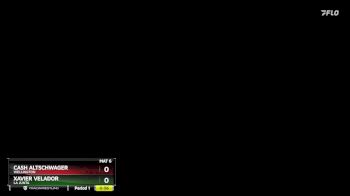 138 lbs Cons. Round 3 - Xavier Velador, La Junta vs Cash Altschwager, Wellington