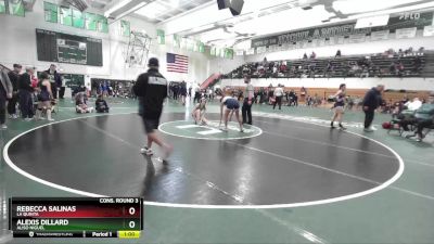 110 lbs Cons. Round 3 - Alexis Dillard, Aliso Niguel vs Rebecca Salinas, La Quinta