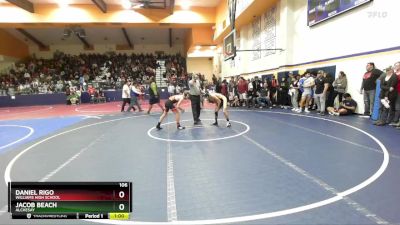 106 lbs Cons. Round 2 - Daniel Rigo, Williams High School vs Jacob Beach, Alchesay