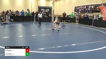 60 lbs Quarterfinal - Reece Clark, Penn Trafford vs Gavin Brand, Trinity