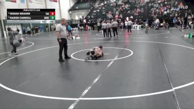 61 lbs 7th Place Match - Kason Carroll, Atwood Kids Wrestling Club vs Ronan Weaver, FoxFit