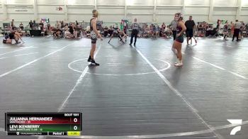 105-110 lbs Semifinal - Levi Ikenberry, NOVA Wrestling Club vs Julianna Hernandez, Unattached