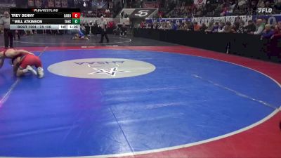 7A 126 lbs Semifinal - Will Atkinson, Thompson HS vs Trey Denny, Oak Mountain