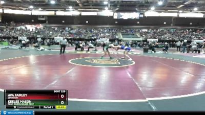 126 lbs Cons. Round 1 - Ava Fairley, Lewiston vs Keelee Mason, Four Rivers Senior Prep