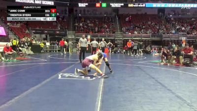 3A-144 lbs Cons. Round 4 - Trenton Byers, Council Bluffs Abraham Lincoln vs Airic Conn, Dowling Catholic