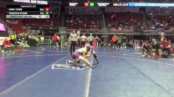 3A-144 lbs Cons. Round 4 - Trenton Byers, Council Bluffs Abraham Lincoln vs Airic Conn, Dowling Catholic