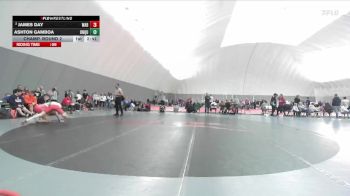 133 lbs Champ. Round 2 - Ashton Gamboa, Unattached - Quincy vs James Day, Wabash