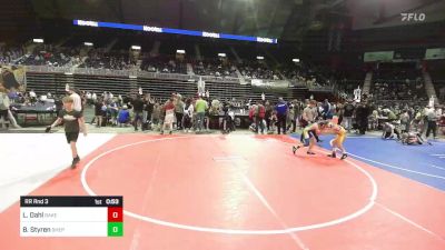 87 lbs Rr Rnd 3 - Liam Dahl, Baker WC vs Brody Styren, Shepherd WC