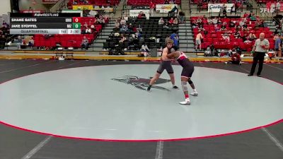 174 lbs Quarterfinal - Shane Bates, Indianapolis vs Jake Stoffel, Missouri