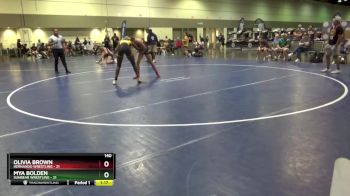 140 lbs Round 1 (8 Team) - Olivia Brown, Hernando Wrestling vs Mya Bolden, Sunbear Wrestling