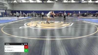 285 lbs Round Of 16 - Nathan Ickes, Johnson & Wales vs Alaq Dowd-Grant, Castleton