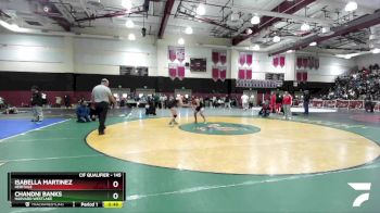 145 lbs Cons. Round 5 - Chandni Banks, Harvard Westlake vs Isabella Martinez, Heritage