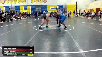 285 lbs Quarterfinals (8 Team) - Jaquille Knox, Osceola (Kissimmee) vs Kaden Darwin, Palmetto Ridge H.S.