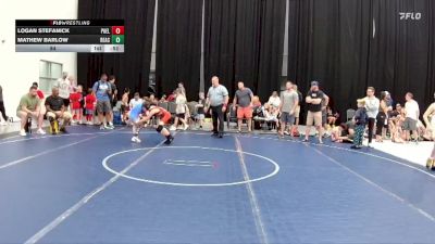 84 lbs Round 5 (6 Team) - Logan Stefanick, PA East Lightning vs Mathew Barlow, Revival Aces