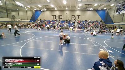 73 lbs 3rd Place Match - Emiliano Colunga, Team Pride Academy vs Marshall Green, Centerville