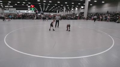 49 lbs Champ. Rd Of 32 - Axel Leal, Ohio vs Ty Johnson, Rochelle Wrestling Club