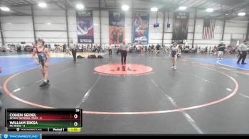 60 lbs Rd# 4- 2:00pm Friday Final Pool - Cohen Seidel, NCWAY National Team vs William Diksa, PA White