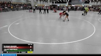 105 lbs Cons. Round 4 - Chloe Sheffield, Iowa vs Sloane Kruger, Mat Demon Wrestling Club