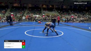 110 lbs Semifinal - Cooper Driscoll, Westshore WC vs Auston Eudaly, Bear Cave