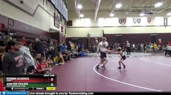 PW-7 lbs Semifinal - Korbin Schenck, LMWC vs Sawyer Mulnix, Lynx Wrestling Club