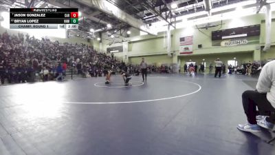 106 lbs Champ. Round 1 - Jason Gonzalez, CARSON vs Bryan Lopez, Hamilton