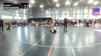 U20 Women - 76 lbs Champ. Round 1 - Mia Mota, CA vs Cosette Desrosiers, ID