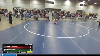 106 lbs Champ. Round 1 - Cooper Stivers, KS vs Judah Gurwell, IA