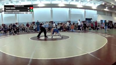 82 lbs Champ. Round 1 - Barrett Collins, VA Elite vs Beau Jones, Waynesboro Panthers
