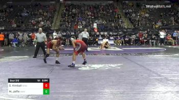 133 lbs Consolation - Daniel Kimball, South Dakota State vs Michael Jaffe, Harvard