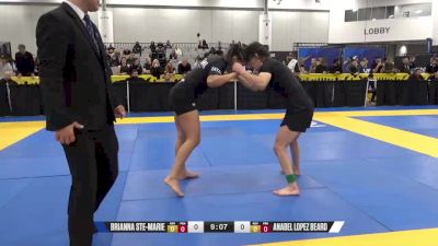 Anabel Lopez Beard vs Brianna Ste-Marie 2024 World IBJJF Jiu-Jitsu No-Gi Championship