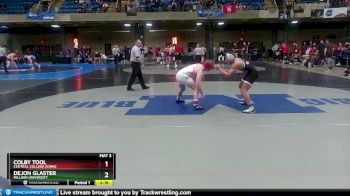 165 lbs Cons. Round 2 - Colby Tool, Central College (Iowa) vs Dejon Glaster, Millikin University