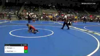 55 lbs Consolation - Daniel Morgas, Rebel WC vs Jeremiah Martinez, Pomona Elite