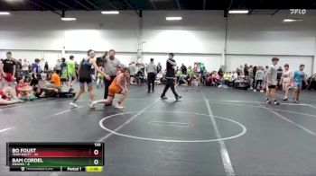 130 lbs Round 3 (4 Team) - Bo Foust, Team Shutt vs Bam Cordel, Kraken