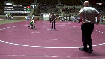 5A 132 lbs Champ. Round 1 - John Lucas, Holtville vs Kaden Bell, Beauregard HS