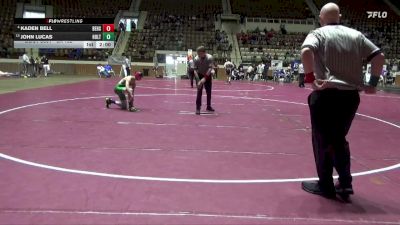 5A 132 lbs Champ. Round 1 - John Lucas, Holtville vs Kaden Bell, Beauregard HS