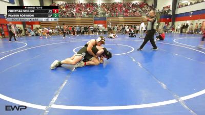 190 lbs Round Of 16 - Christian Schunk, Jenks vs Payson Robinson, Sapulpa