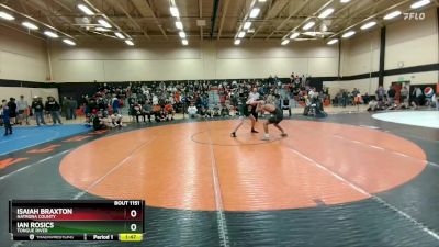 150A Round 2 - Isaiah Braxton, Natrona County vs Ian Rosics, Tongue River