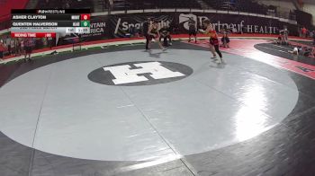 132 lbs 2nd Place Match - Quenten Halverson, Alaska vs Asher Clayton, Montana