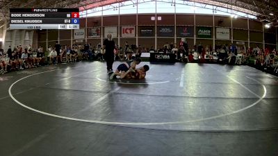 132 lbs Bode Henderson, North Dakota vs Diesel Knudsen, Utah Black