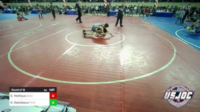 110 lbs Round Of 16 - Skyler Yeahquo, ANADARKO vs Aiden Robideaux, Prodigy Wrestling