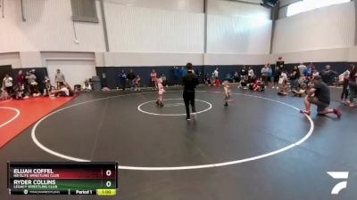 44 lbs Champ. Round 1 - Ryder Collins, Legacy Wrestling Club vs Elijah Coffel, NB Elite Wrestling Club