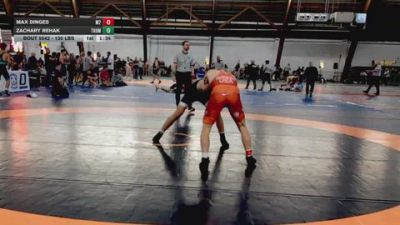 130 lbs Semifinal - Max Dinges, M2 vs Zachary Rehak, Thomas Jefferson