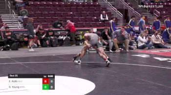 132 lbs Consy Rd Iv - Ethan Kolb, Benton vs Sawyer Young, Boiling Springs