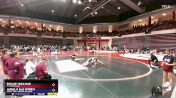 118 lbs Quarterfinal - Raylee Mullenix, F-5 Grappling vs Angelia (aj) Waren, Perry Girls Wrestling Club