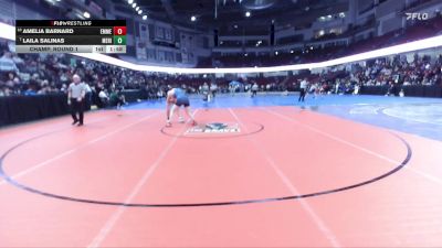152 lbs Champ. Round 1 - Laila Salinas, Meridian vs Amelia Barnard, Emmett