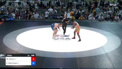 285 lbs Semis - Milan Colvin, Kansas vs Cooper Martinson, Iowa