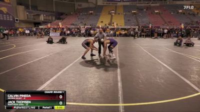 165 lbs Round 1 (16 Team) - Jack Thomsen, Northern Iowa vs Calvin Pineda, Sacred Heart