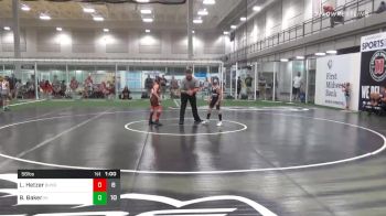 56 lbs Prelims - Lyric Hetzer, Youngbloods vs Braxton Baker, Michigan